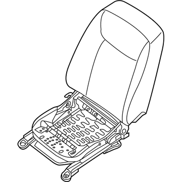 Nissan 87104-3NF1B Frame & ADJUSTER Ass-Front Seat RH