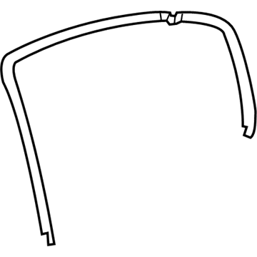 GM 21992666 Channel Asm, Rear Side Door Window