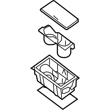 Nissan 68430-ZK30C Cup Holder Assembly