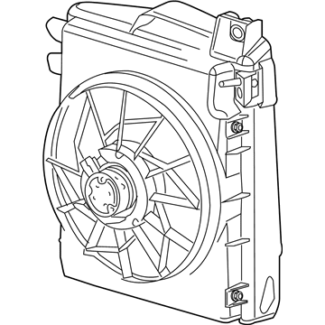 Mopar 68004163AB Fan MODUL-CONDENSER Cooling