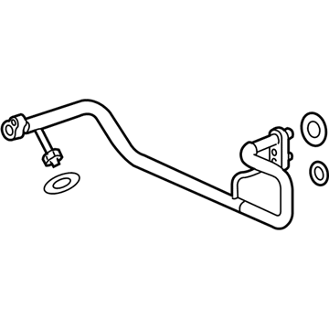 Honda 80320-SZT-G01 Pipe, Air Conditioner