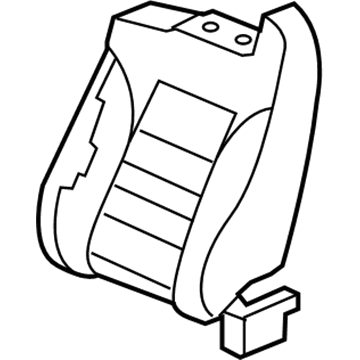 Honda 81122-SCV-L51 Pad Assy., R. FR. Seat-Back (With OPDS Sensor)