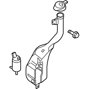 Nissan 28910-ET000 Tank Assy-Windshield Washer