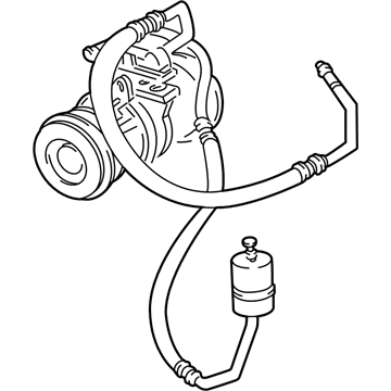 Ford F2UZ19867P Hose & Tube Assembly