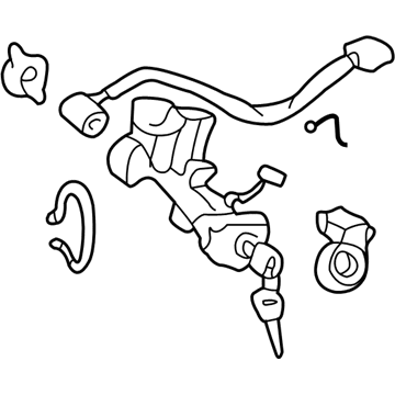 Honda 35100-S3Y-A12 Lock Assy., Steering