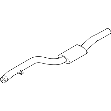 BMW 18-30-8-652-304 Front Silencer