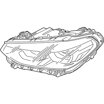BMW 63-11-7-466-116 High Right Led Headlight