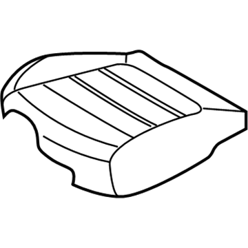 Kia 88160C6500C61 Front Cushion Covering Left