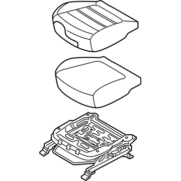 Kia 88100C6000C61 Cushion Assembly-Front Seat