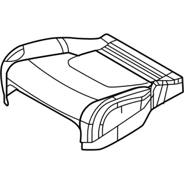 Kia 89100R0710KQ5 CUSHION ASSY-2ND SEA