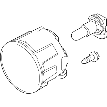 Nissan 26150-8998B Lamp Fog RH