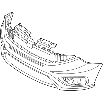 Mopar 5YH04TZZAA Front Bumper Cover