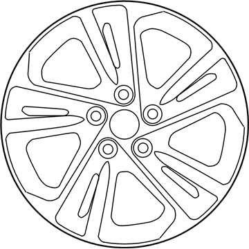 Hyundai 52910-F3750 Wheel Assy-Aluminium