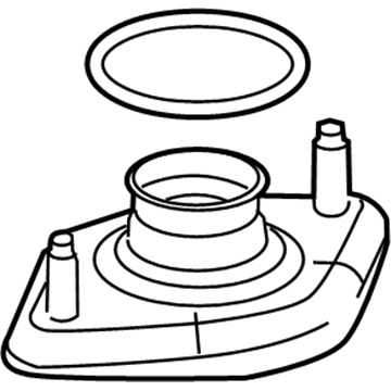 Honda 52675-T0A-A01 Base, Damper Mt Rear