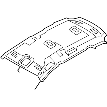 Kia 853001D010QW Headlining Assembly