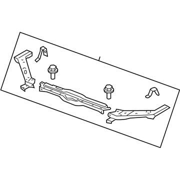 Honda 04602-S5B-A02ZZ Frame Set, Front Bulkhead (Upper)