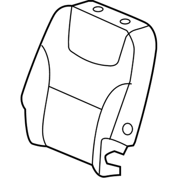 Honda 81322-TK8-A21 Pad, R. Middle Seat-Back