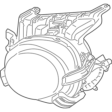 Nissan 26025-1KM0A Headlamp Housing Assembly, Passenger Side