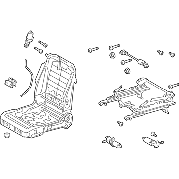 Lexus 71120-30430 Frame Assembly, Front Seat