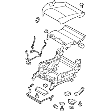 Infiniti 87350-1MA6B Cushion Assy-Front Seat