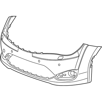 Mopar 68312404AB Front Bumper Cover