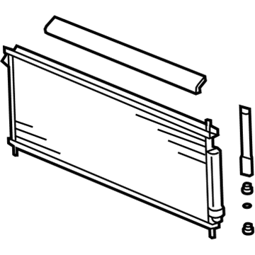 Honda 80110-SAA-013 Condenser Assy.