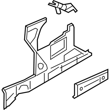 BMW 41-14-7-294-967 Extension For Rear Left Wheel Well