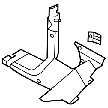 Ford M2DZ-7802344-AA PANEL - COWL SIDE