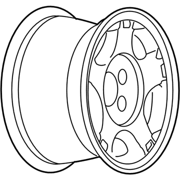 GM 9598385 Wheel, Alloy