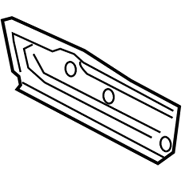 BMW 41-12-7-259-522 End Piece, Luggage-Compartment Floor