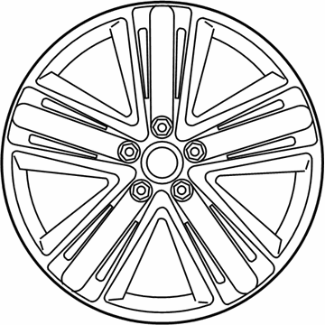 Infiniti D0C00-4HK9B Rear Wheel Rim Red