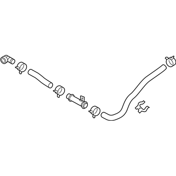 Kia 25415C1200 Hose Assembly-Radaator, Lower