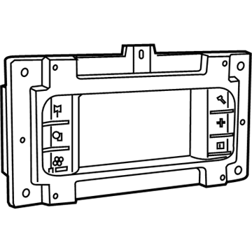 Mopar 68340479AB Display-Display W/O Bezel