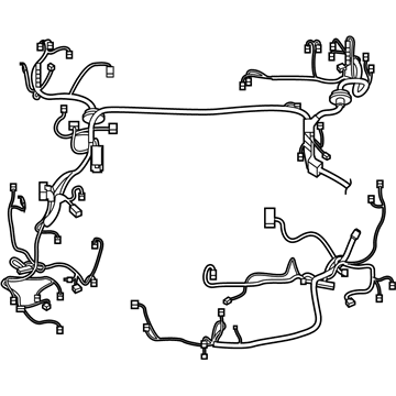 Lexus 82111-4D670 Wire, Engine Room Main