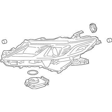 Toyota 81150-06F41 Composite Headlamp