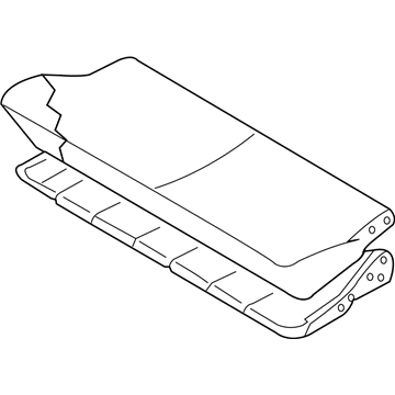 Nissan 89300-5Z200 Cushion Assy-3RD Seat