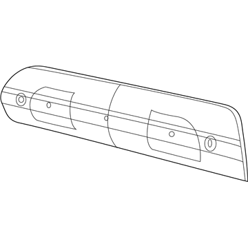 Mopar 55372082AF Lamp-Center High Mounted Stop