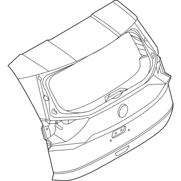 Nissan 9001A-6RC0B Door Assy-Back