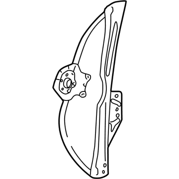 Mopar 5067591AE Front Door Window Regulator