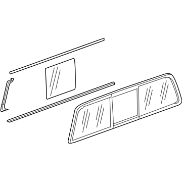 GM 84499045 Sliding Glass