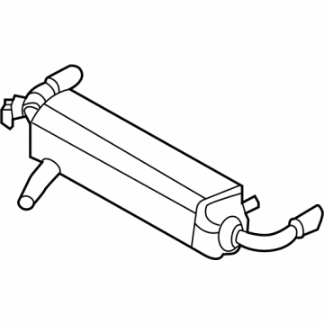 BMW 18-30-7-933-830 REAR MUFFLER WITH EXHAUST FL