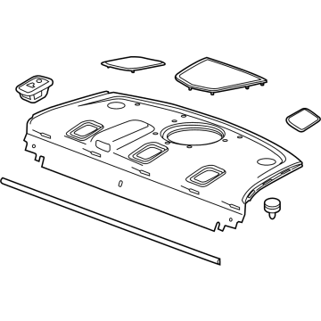 GM 85116670 Package Tray Trim