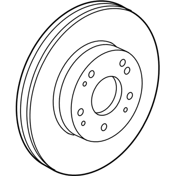 Honda 45251-TEG-A00 Disk, Front Brake (15", 23T)