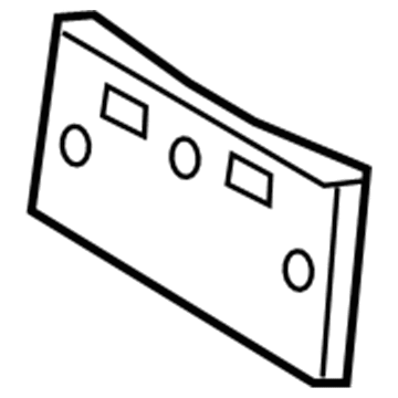 GM 19317416 License Bracket