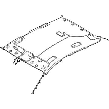 Hyundai 85310-L5500-NVC Headlining Assembly