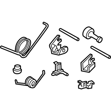 BMW 52-20-7-277-724 Repair Kit, Armrest