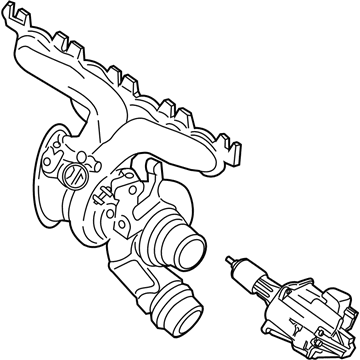 BMW 11-65-7-637-563 Exhaust Turbocharger W.Exhaust Manifold