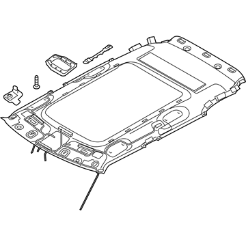 Kia 85410G5080HGC Headlining Assembly