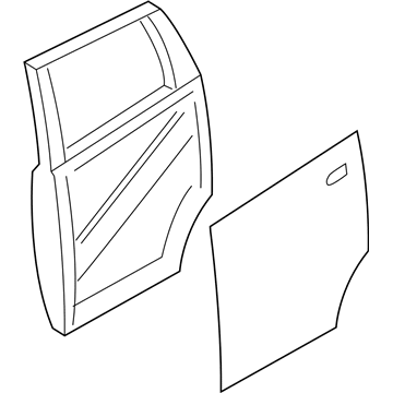 Nissan HBA00-3WCMA Door Rear RH