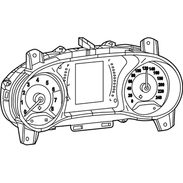 Mopar 6QR59DX9AC Cluster-Instrument Panel